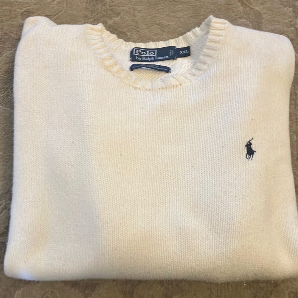 Ralph Lauren cream/white Sweater